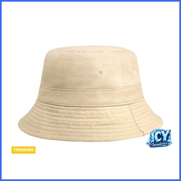Accessories - Adjustable Cotton Bucket Hat with UPF 50+ Sun Protection for Outdoor Activities